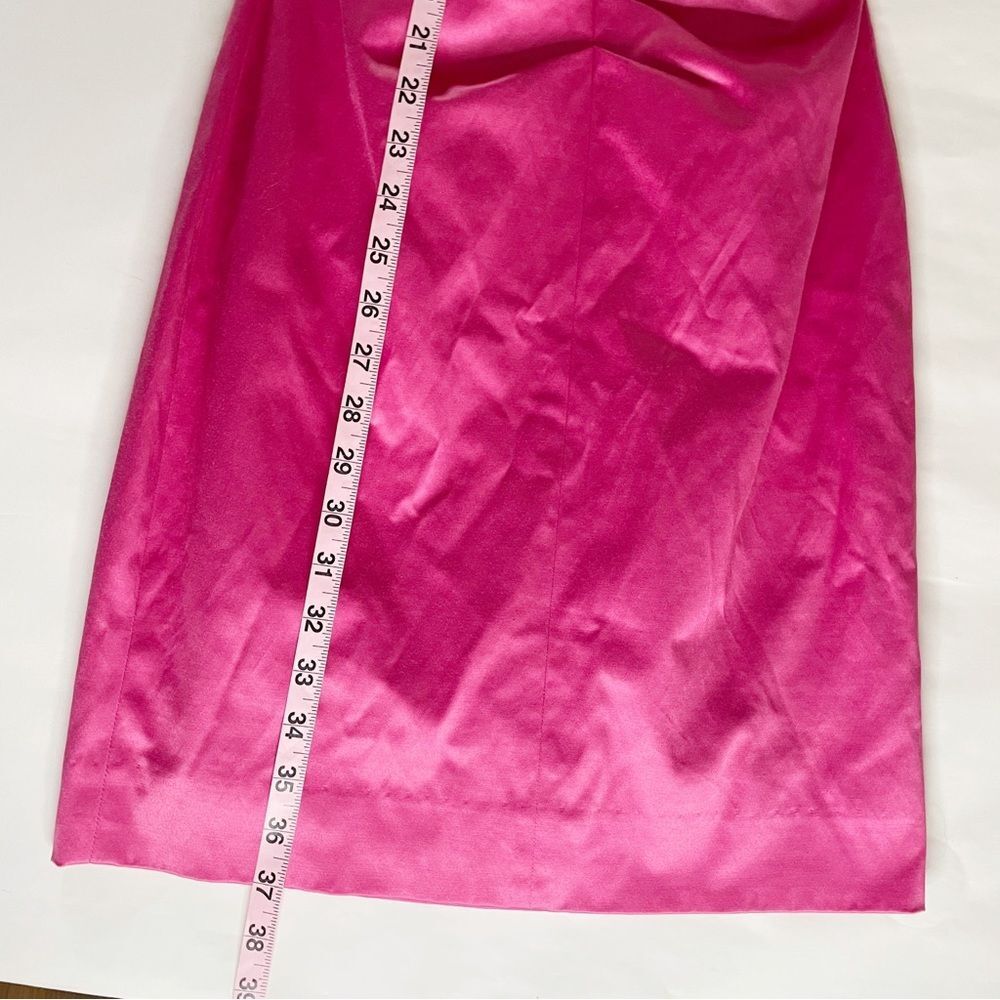 Y2K Vtg Betsey Johnson hot pink satin halter top mini dress 2 women’s - Picture 13 of 13